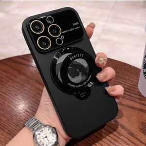 Matte Black Armor Case for iPhone 15 Pro Max