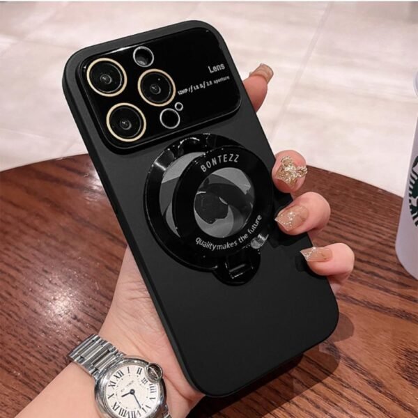 Matte Black Armor Case for iPhone 15 Pro Max