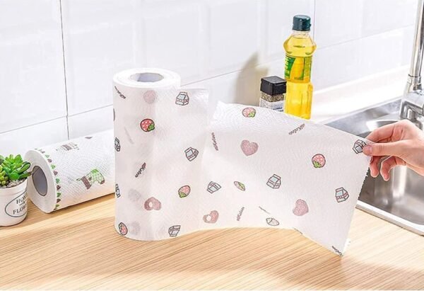 Reusable Kitchen Tissue Roll – Eco-Friendly, Washable & Super Absorbent Non-Woven Towels
